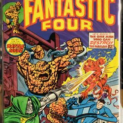 Marvel Comics #143A Fantastic Four, Vol. 1 The Terrible Triumph of Doctor Doom!  V/F 1973!