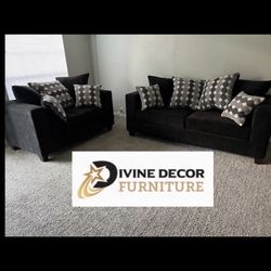 New Sofa + Loveseat Set 