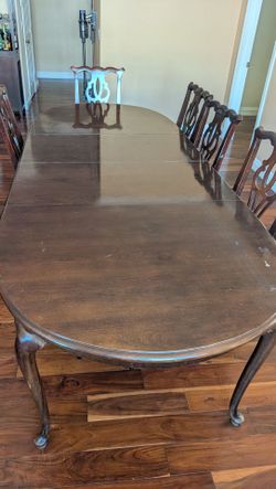Free dining table and 5 chairs