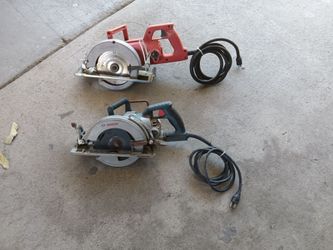 Milwaukee and Bosch 7-1/4 circular saw tools....$125 each