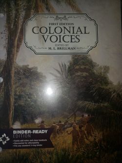 BRAND NEW, Binder edition Colonial Voices texbook