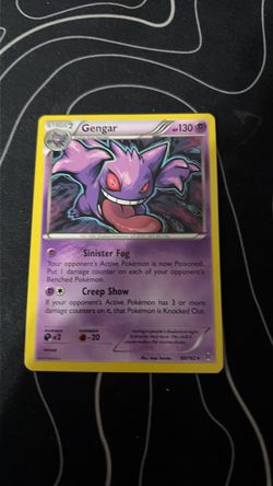 Gengar Pokémon Trading Card 65/162