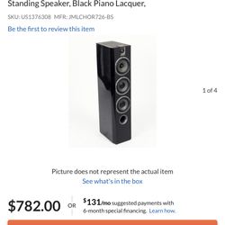 Focal Chorus 726  Speakers, Black Piano Lacquer