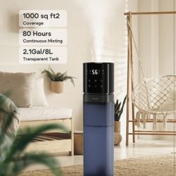 Large Humidifiers for Bedroom, 2.1Gal/8L Top Fill Humidifier Large Room Home, Ultrasonic Cool Mist Humidifier, Essential Oi