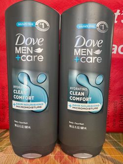 Dove men + care body wash - hydrating comfort clean scent