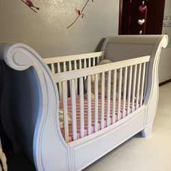Solid Wood Pottery Barn Baby Crib