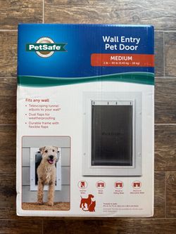 Wall entry pet door