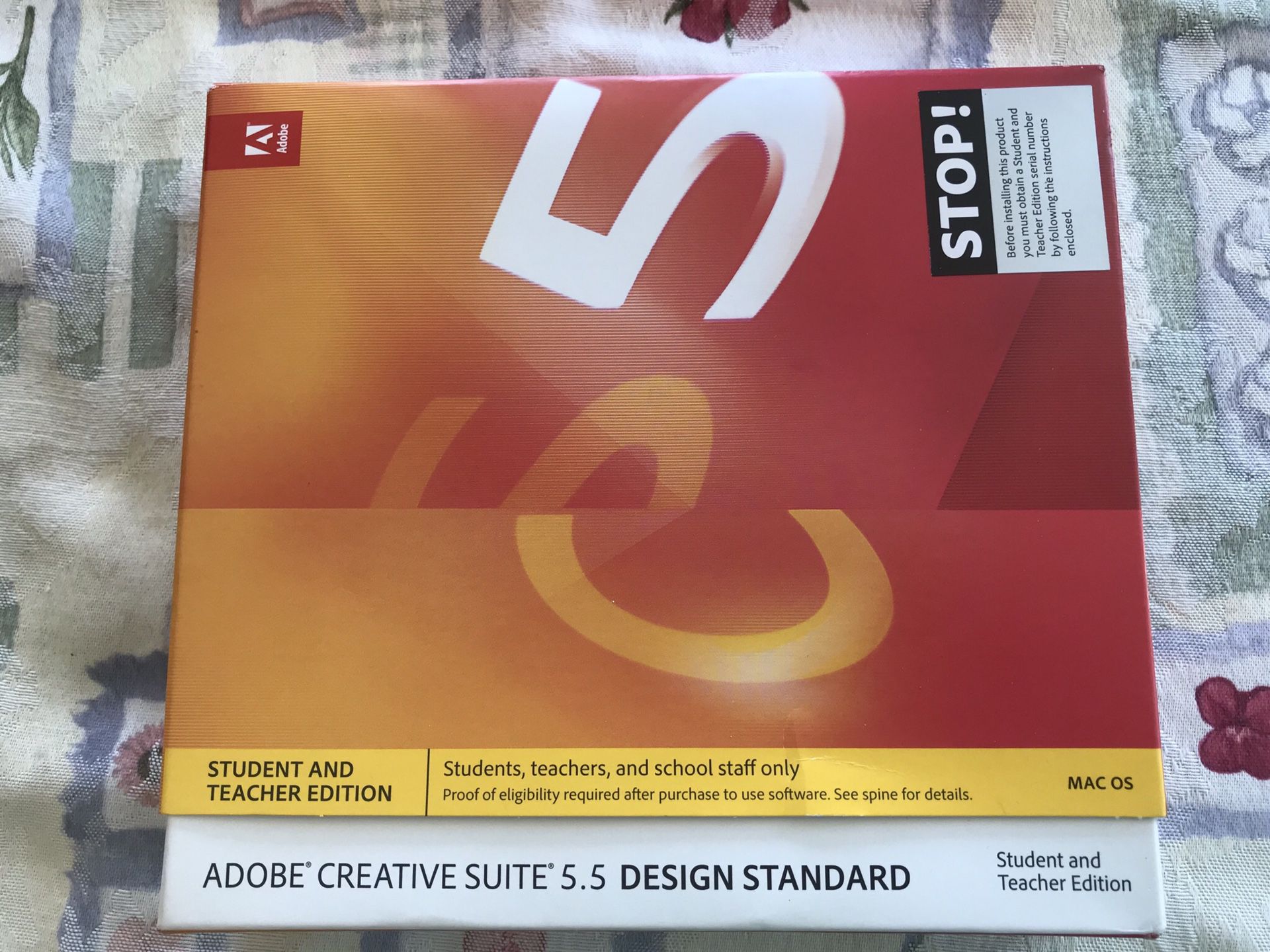 Adobe creative suite 5.5 design standard.
