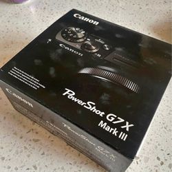 Canon powershot g7x mark III