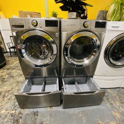 Lg Lavadora Y Secadora A Pagos Flexibles