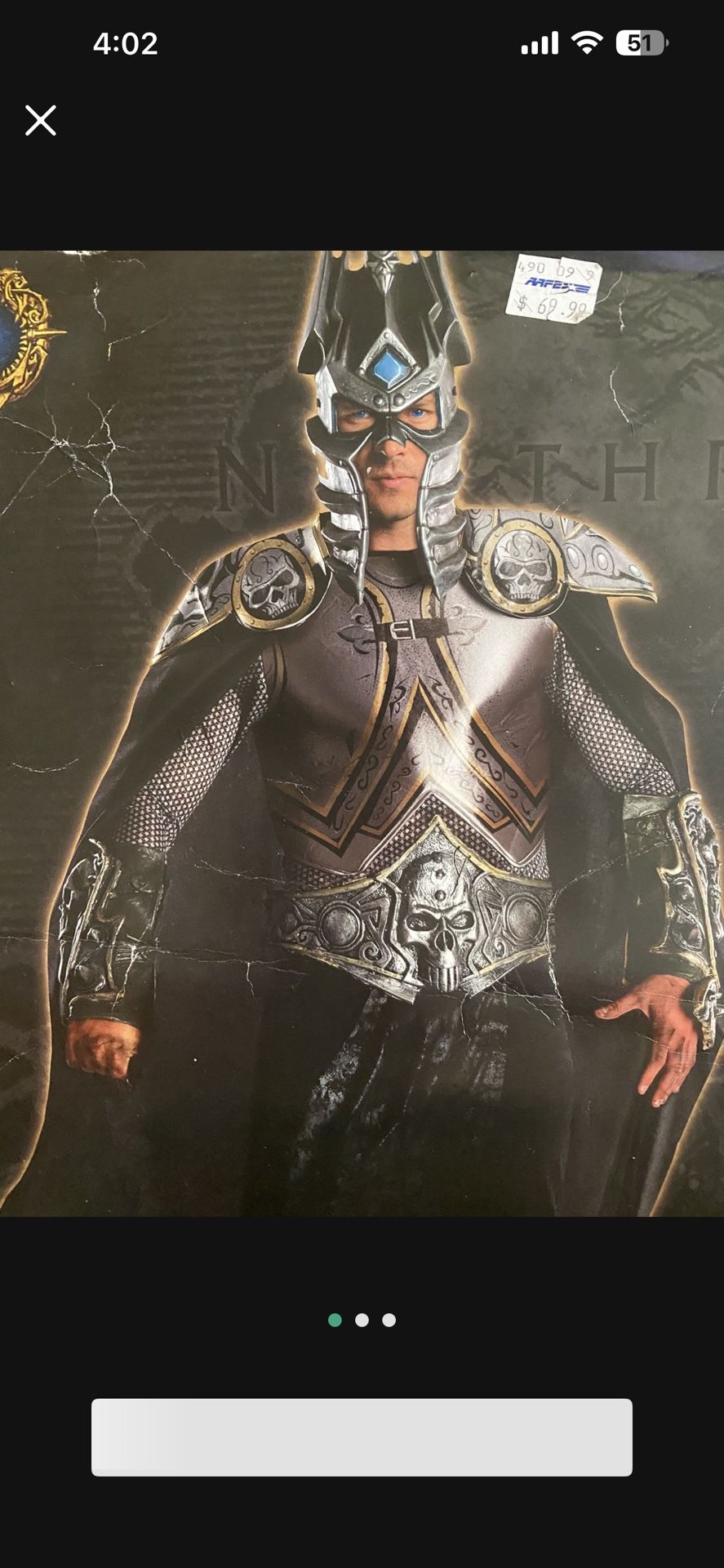 Men’s World Of Warcraft wOW Costume