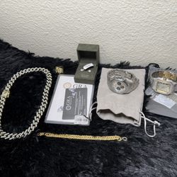 Jewelry ,chain,bracelet,ring, watches,earrings - read description below