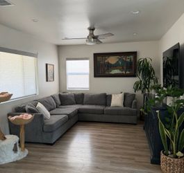 L-shaped sofa
