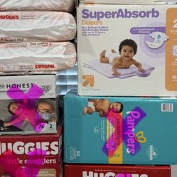 Baby Diapers Sizes 1 And 2