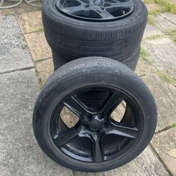 Chevy Camaro Factory Wheels & Tires (Black)