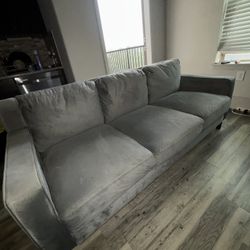 Lightly Used Grey Sofa