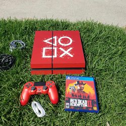 All Red Edition PS4 500GB 0 Issues 0 Problems. Can be tested. & 2 New controllers $210!... $20! Per Game or combo 5 Games $280