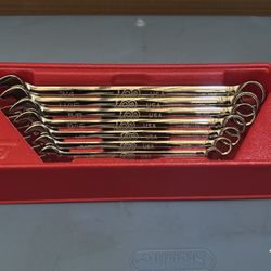 Snap-Tools 7 pc 12-Point SAE Flank Drive® Plus Combination Wrench Set (3/8-3/4") 100th-anniversary collection