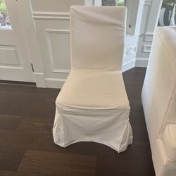 Chair w slipcover