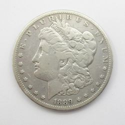 1889 CC Morgan Silver Dollar Key Date No Reserve
