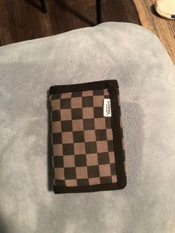 Vans grey and black wallet
