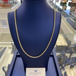 Chain 14k Gold 26inch Long 5 Mm Wide 