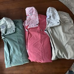 Womens Vintage Blair Rainjacket Windbreaker Coat 2XL Green Or Pink NWOT