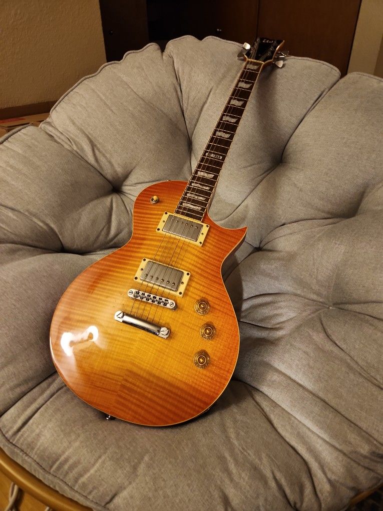 Ltd C-256 Cherry Sunburst Solid Body Electric Guitar