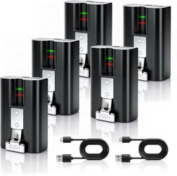 5-Pack Rechargeable Ring Doorbell & Security Camera Batteries – 6040mAh