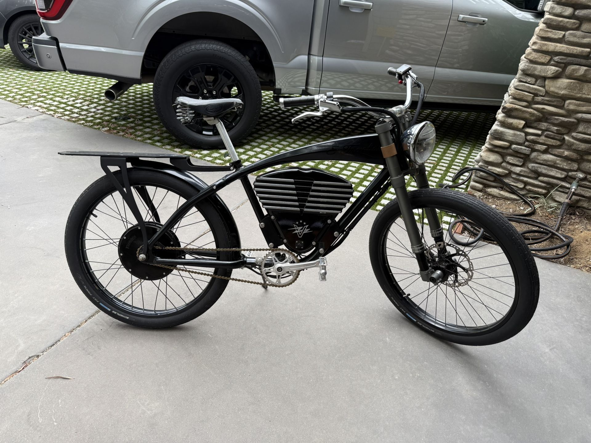 Vintage Electric Bicycle Original Tracker