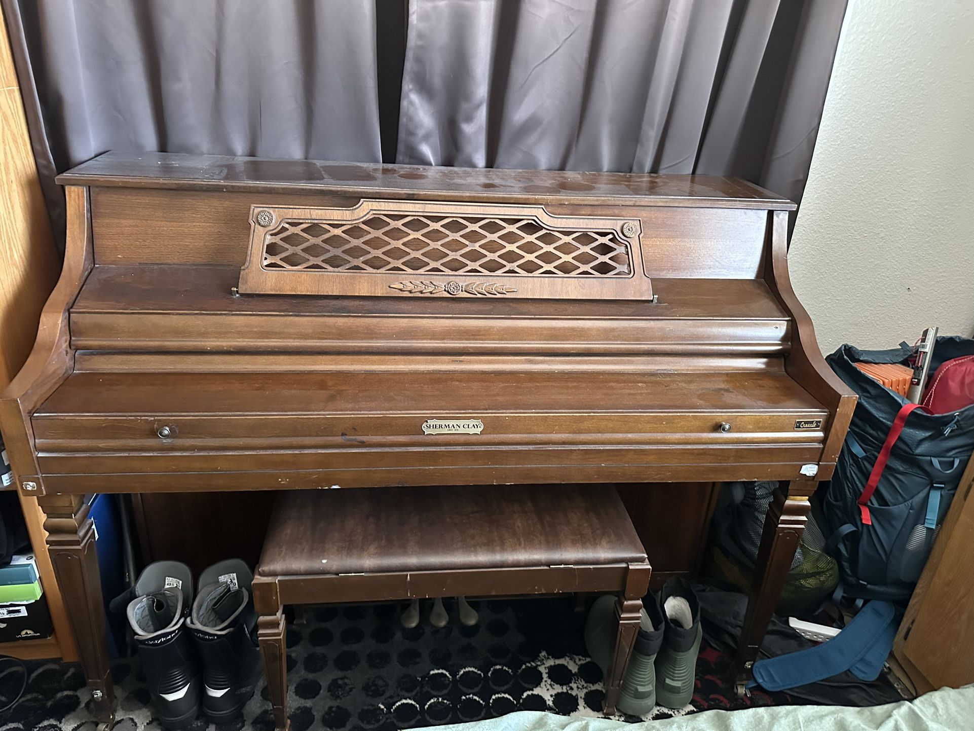 Sherman Clay Upright Piano. Great Condition Works Greats. Needs A Tune. OBO