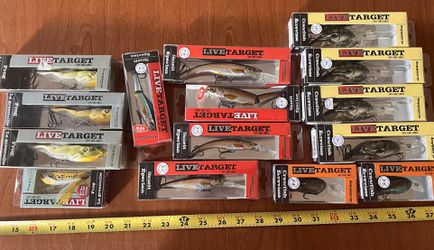 Koppler's Live Target Fishing Lures, Crankbaits, Largemouth Bass, Stripers,  Salmon, Steelhead, Halibut Lures, New for Sale in South Pasadena, CA -  OfferUp