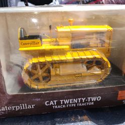 Brand new cat pillar old construction work vehicle