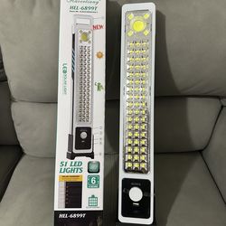 Luces recargables con panel solar