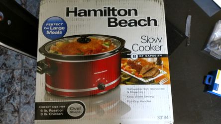 Hamilton Beach Slow Cooker 8 quarter capacity