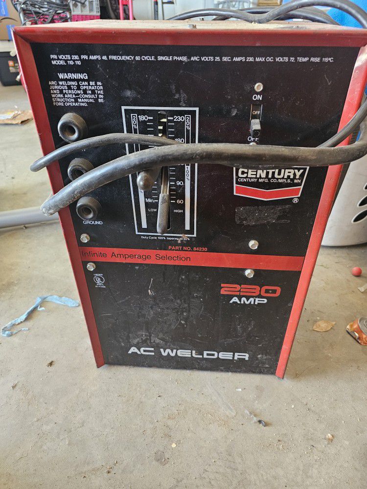 century 230 amp ac welder