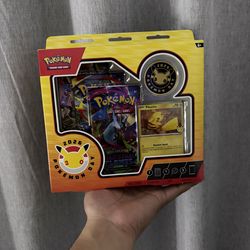 Pikachu 30 year anniversary box