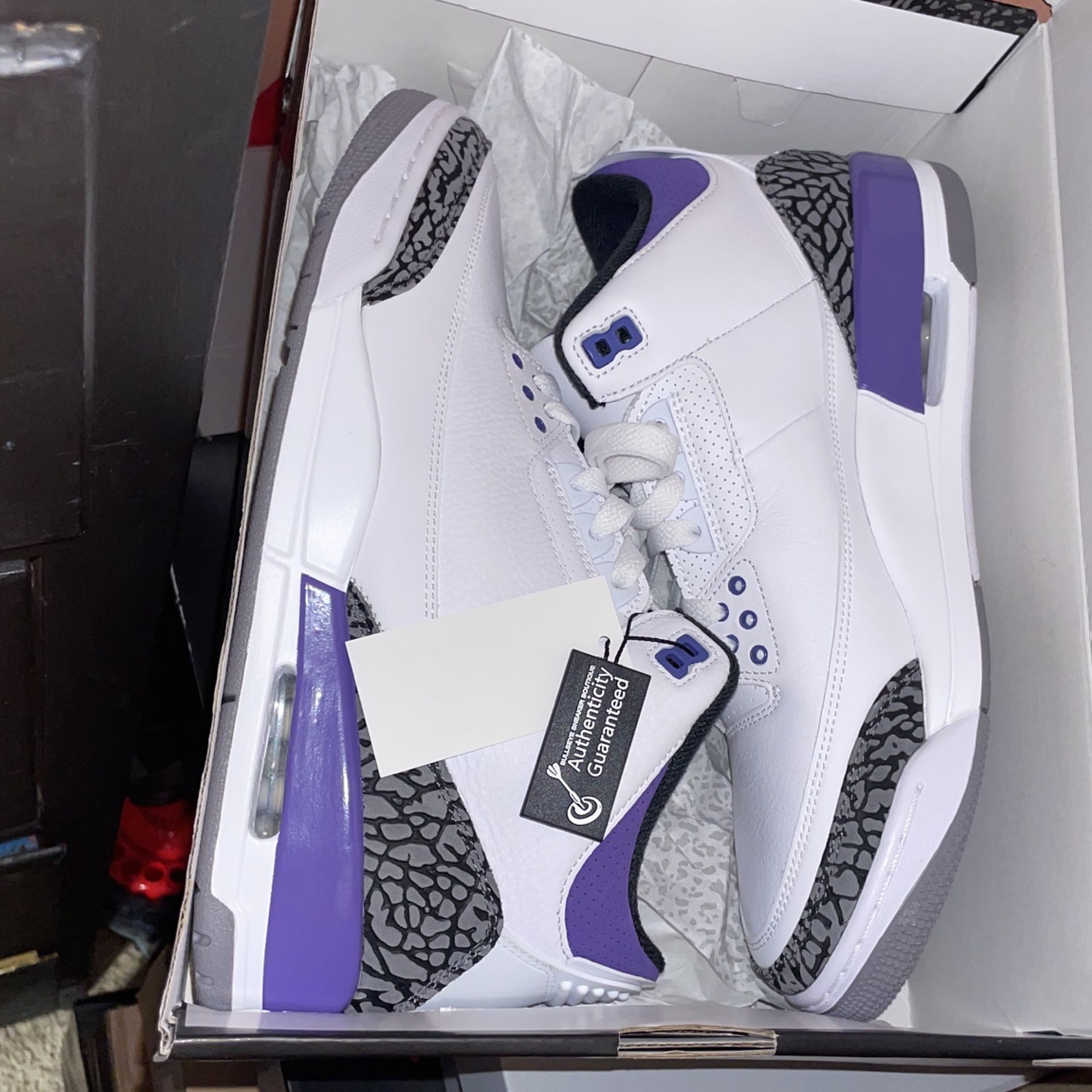 jordan 3 size dark iris 11.5