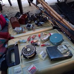 Everything Is Vintage And In Working Shape Jc Higgins Penn Abu Garcia