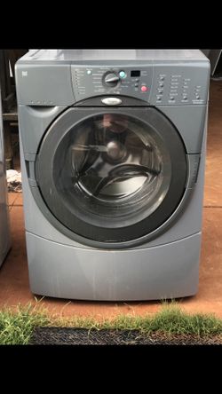 Whirlpool “gray” washer dryer