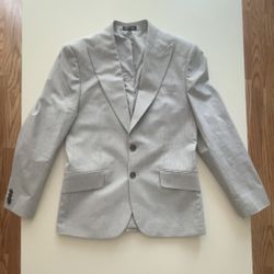 Express Suit Pants and Suit Jacket (Grey)