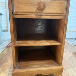 Solid Wood Night Stand 