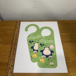 Pokémon Sleep Door Hanger Set – Snorlax & Friends