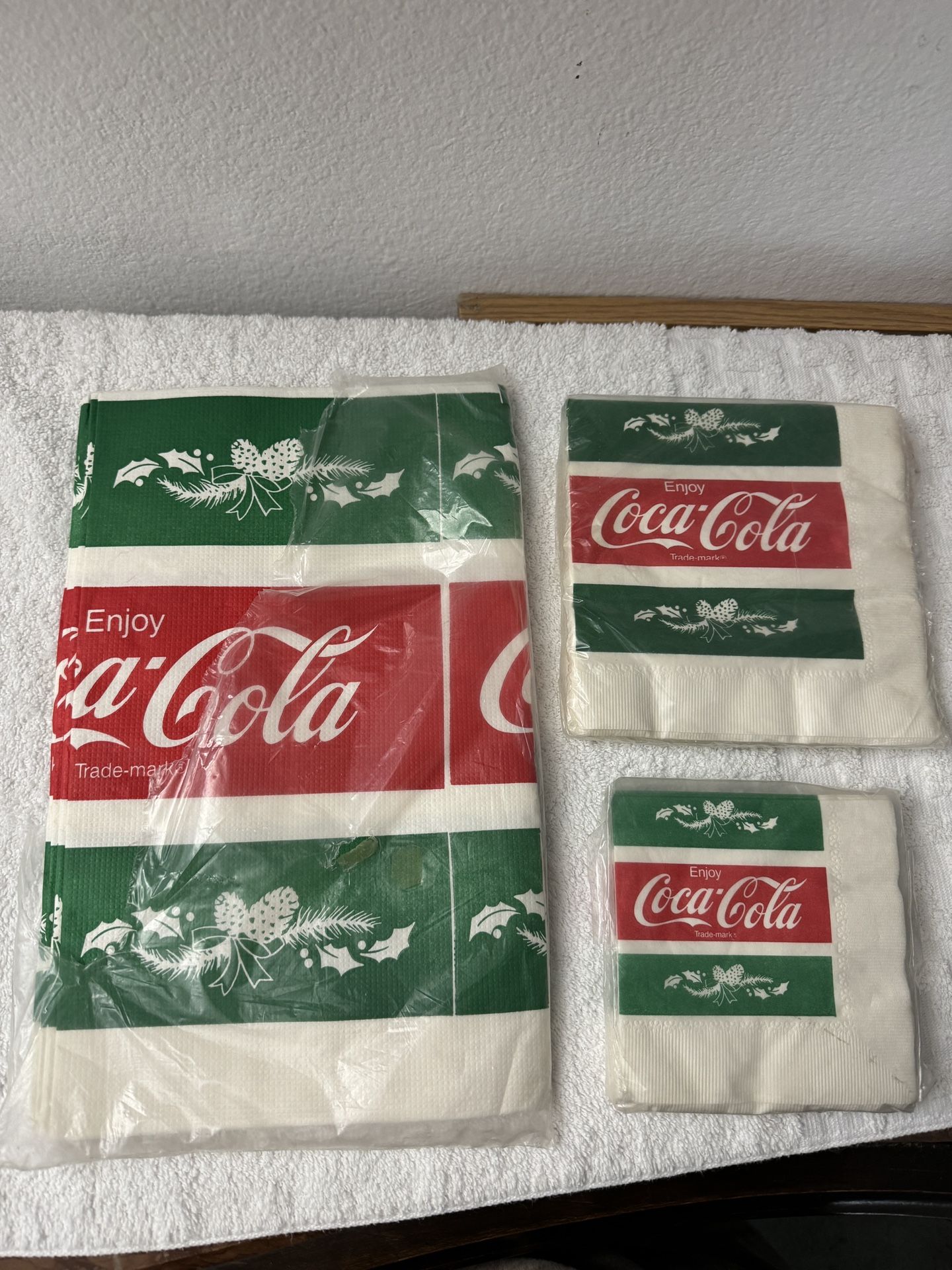 Coca-Cola Table Cover And Napkins