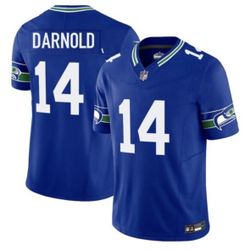 Sam Darnold Jersey Seattle Seahawks Men’s Large Stitched #14