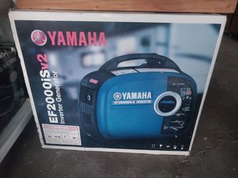 YAMAHA GENERATOR 2000W UPGRADED MODEL #EF2000ISV2 NEW SEALED BOX