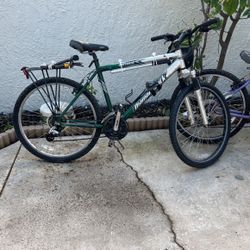 Bicycles 20” 17” With Helmets, Pump, U & Cable Lock