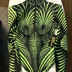 Badinka Serious Green Rave Bodysuit 💚