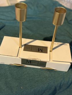 Gold Candle Holders 