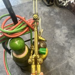 Oxy acetylene torch Setup Complete 